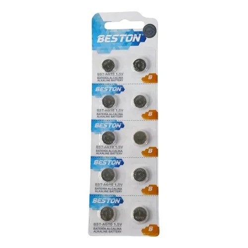 Pila Botón LR1130 AG10 1.5V Paquete X10