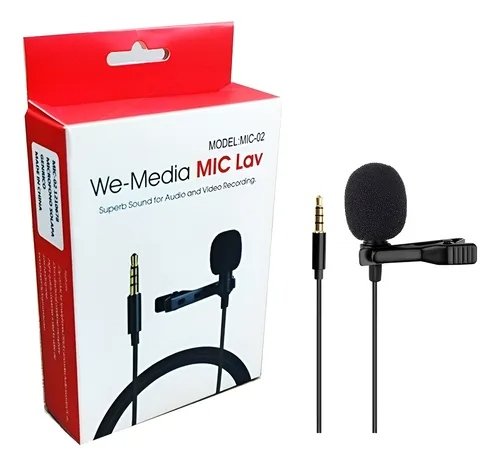 Micrófono de Solapa MIC02 3.5 mm
