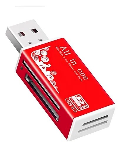 Multilector USB 4 en 1 USB 2.0