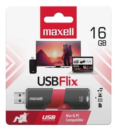 Memoria USB Maxell Flix 16GB