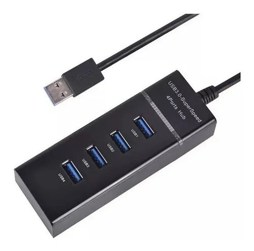 HUB USB 1 a 4 Puertos Velocidad 3.0