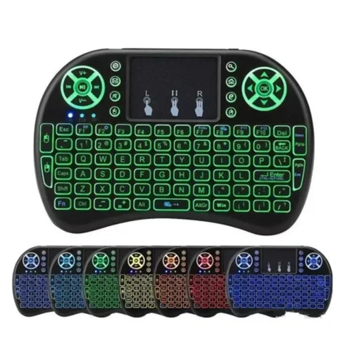 Mini Teclado Smart TV RGB Inalámbrico