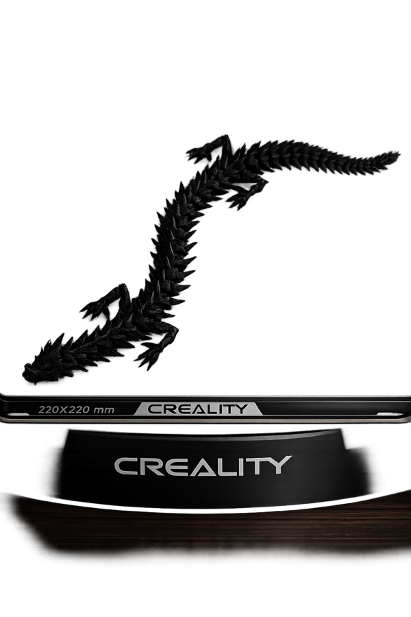 Dragon_Negro Dragon Articulado Escualizable 35 cm PLA Negro
