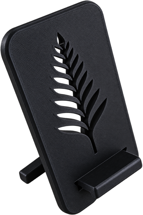 SoporteCelularHelecho Soporte para Celular Negro Diseño Helecho